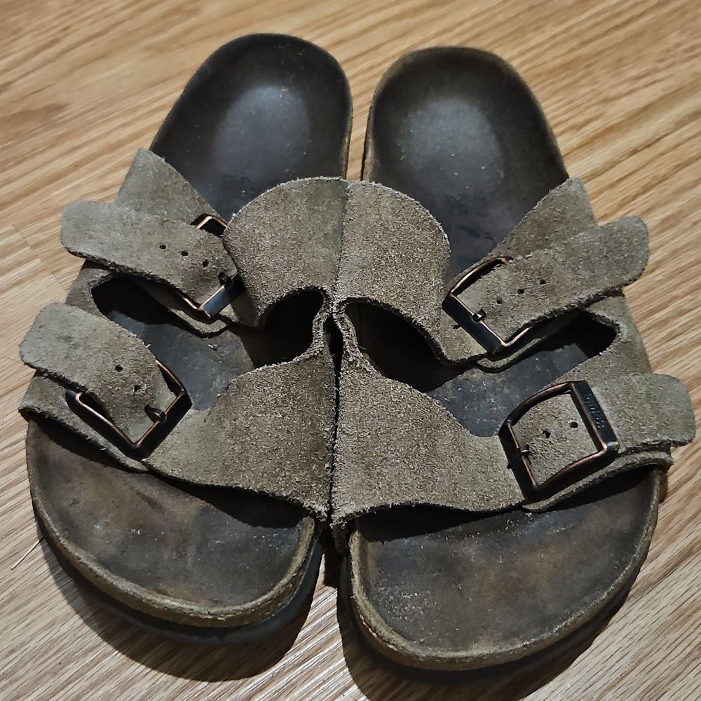 Birkenstock Arizona Suede Sandals – Size 38 (US Women’s ~7–7.5) - Picture 2 of 7